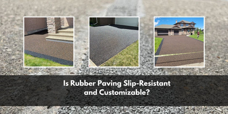 Is Rubber Paving Slip-Resistant and Customizable?