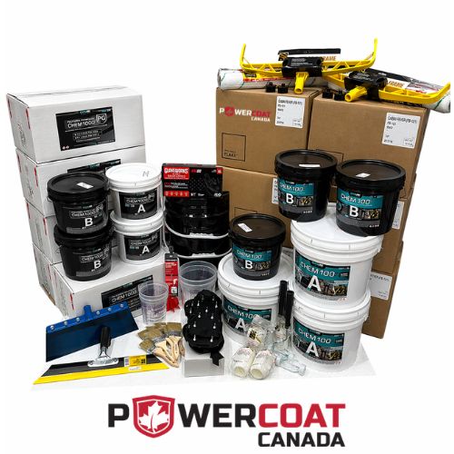 1500 Sq Ft Professional DIY Epoxy Garage Floor Kit – Complete System