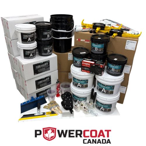 2000 Sq Ft Professional DIY Epoxy Garage Floor Kit – Complete System