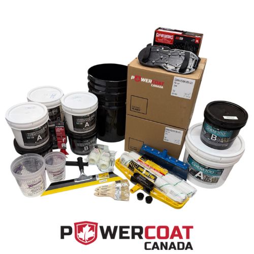 500 Sq Ft Professional DIY Epoxy Garage Floor Kit – Complete System