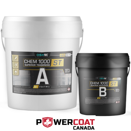 CHEM1000 ST - 93% Solids Polyaspartic - 3 Gallon Kit