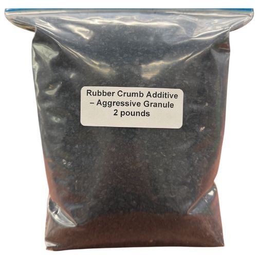 Rubber Crumb Additive - Aggressive 1-3mm Granule - 2 Pounds