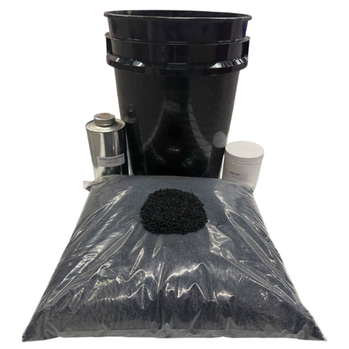 Rubber Paving Repair Kit – Patch & Sample Kit Easy Use