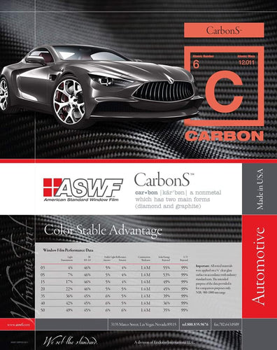 ASWF Carbon S: Standard Carbon (Color Stable 1.3 Mil, 2 Ply)