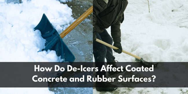 How Do De-Icers Affect Coated Concrete and Rubber Surfaces?