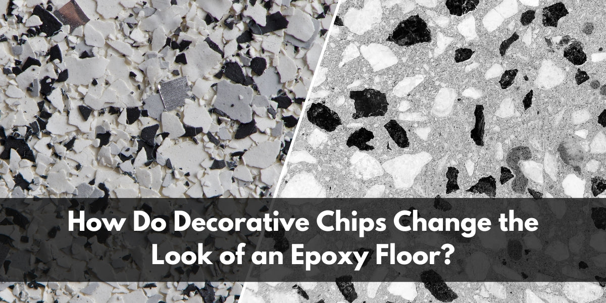 How Do Decorative Chips Change the Look of an Epoxy Floor?