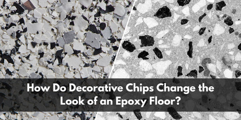 How Do Decorative Chips Change the Look of an Epoxy Floor?