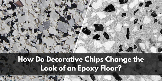 How Do Decorative Chips Change the Look of an Epoxy Floor?
