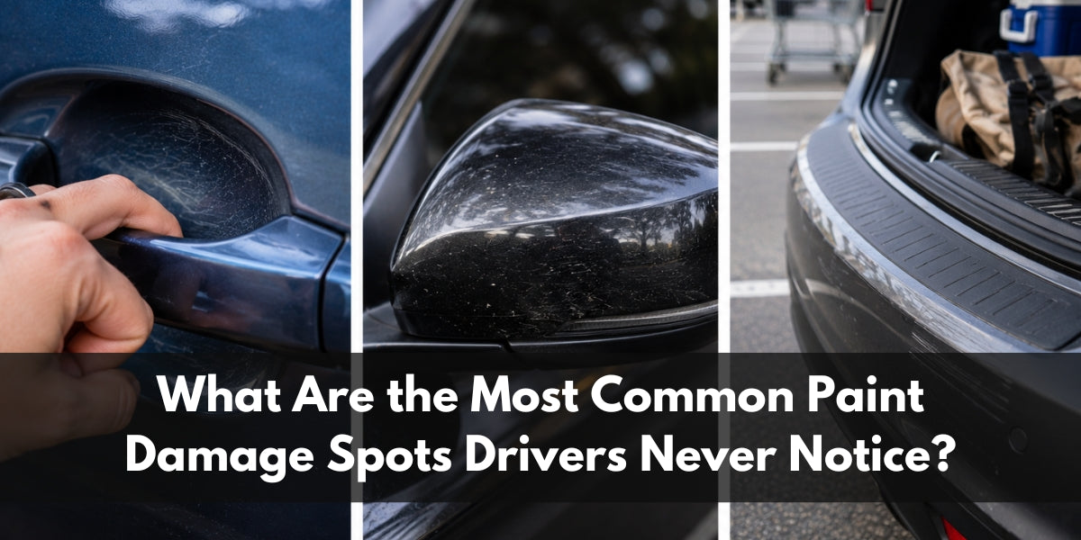 What Are the Most Common Paint Damage Spots Drivers Never Notice?