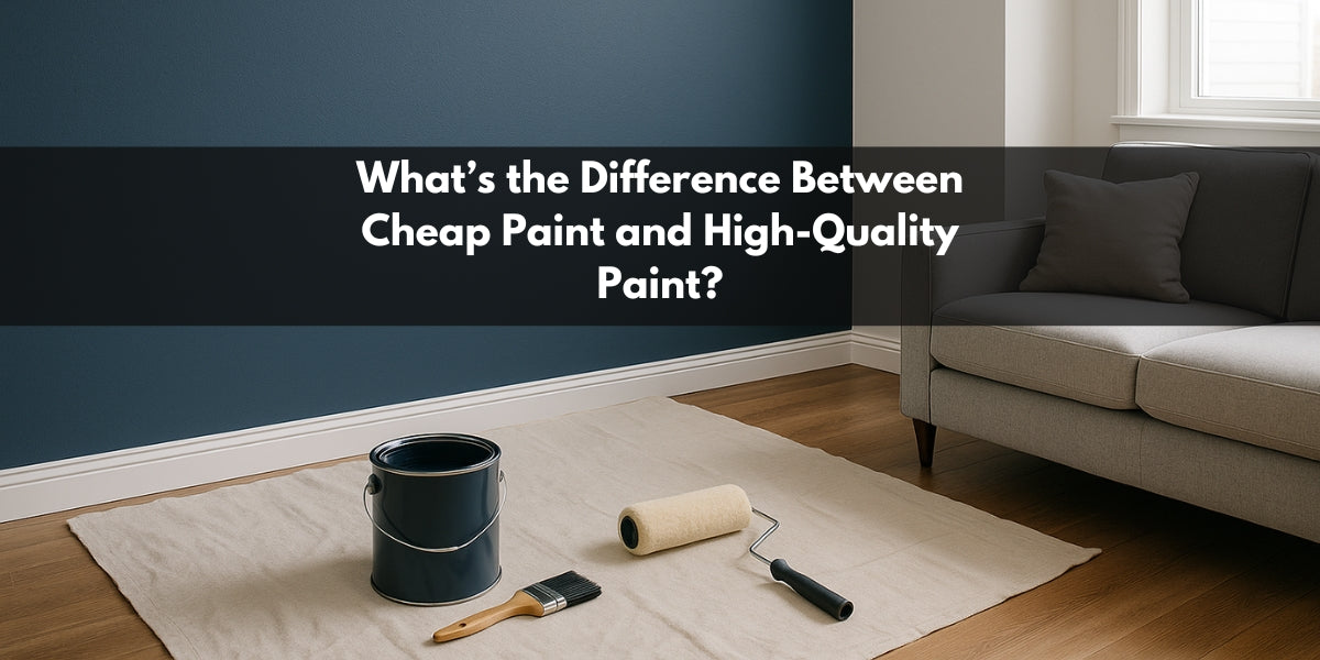 What’s the Difference Between Cheap Paint and High-Quality Paint?