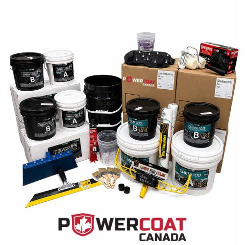 1000 Sq Ft Coverage Professional Grade 100% Solids Epoxy Floor Coating Kit