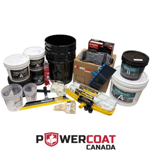 250 Sq Ft Professional DIY Epoxy Garage Floor Kit – Complete System