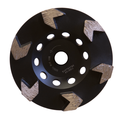 Husqvarna Elite-Grind Arrow Cup Wheel 5" x 5/8-11 #585327115