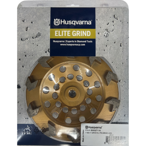 Husqvarna Elite-Grind 7″ X 5/8-11 Arrow Cup Wheel #585327116