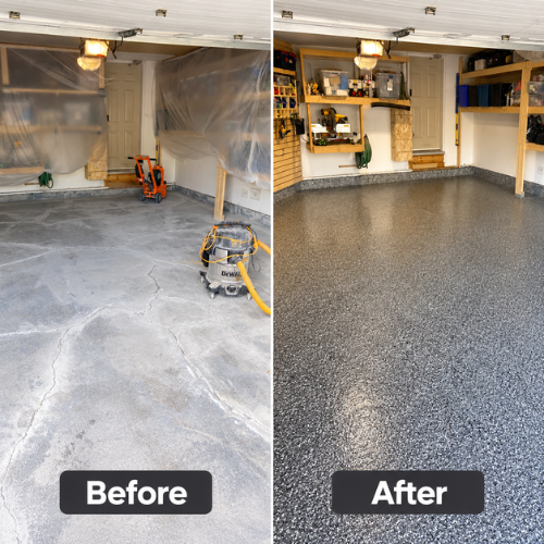 750 Sq Ft Professional DIY Epoxy Garage Floor Kit – Complete System