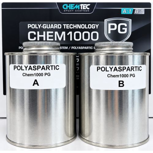 Polyaspartic Coating CHEM 1000 PG 2 Pint Kit
