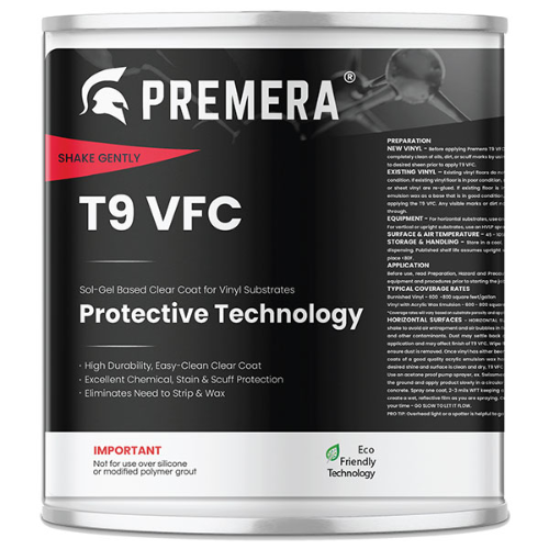 Premera T9 VFC – Clear Quartz Floor Coating for VCT & Vinyl Floors