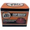 Abrasive Red Cup Brush for Spray-In Bedliner Prep