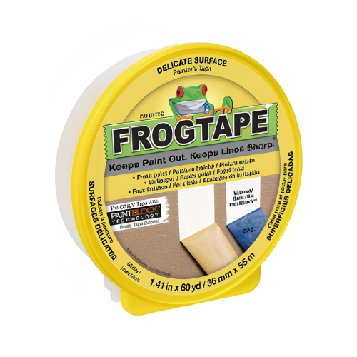 FrogTape Delicate Surface Painter's Tape – 0.94" & 1.41" x 60 yd