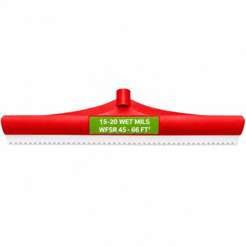24" Notched Squeegee for Epoxy & Urethane Floor Coatings