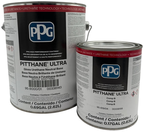 Pitthane Ultra Aliphatic Urethane Neutral/Clear Kit - 95-8000/01 - 1 Gallon Kit