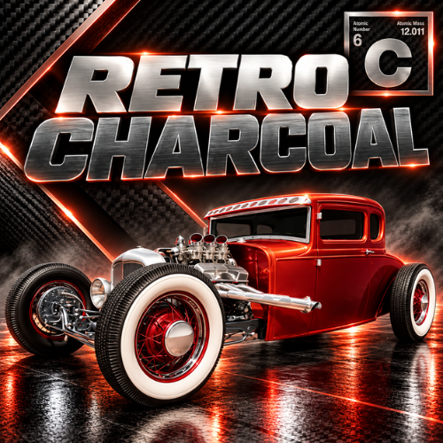 ASWF Retro Charcoal Window Film (Dyed, Non-Metallic, 1.5 Mil, 2 Ply)