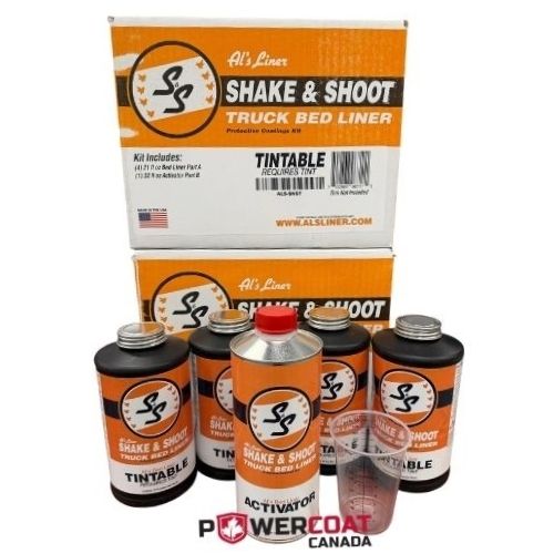 Al’s Liner Shake & Shoot 1 Gallon Tintable Bedliner Kit