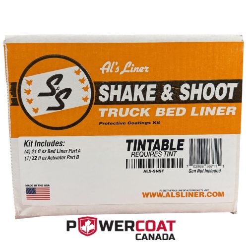 Al’s Liner Shake & Shoot 1 Gallon Tintable Bedliner Kit