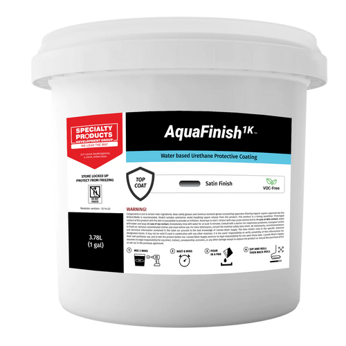 Aqua-Finish Water Based Single Component Urethane Top Coat - 1 Gallon